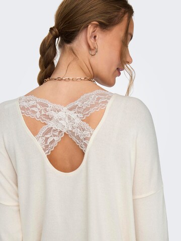 Pull-over 'KLEO' ONLY en blanc