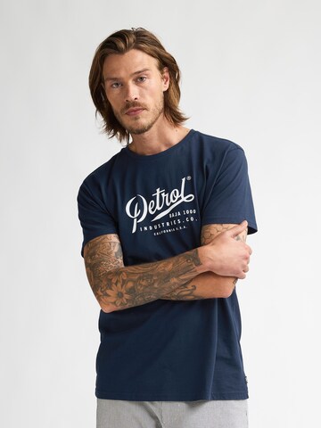 Petrol Industries Shirt 'Huracán' in Blue: front