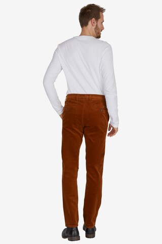 CLUB OF COMFORT Slimfit Hose 'Garvey' in Braun