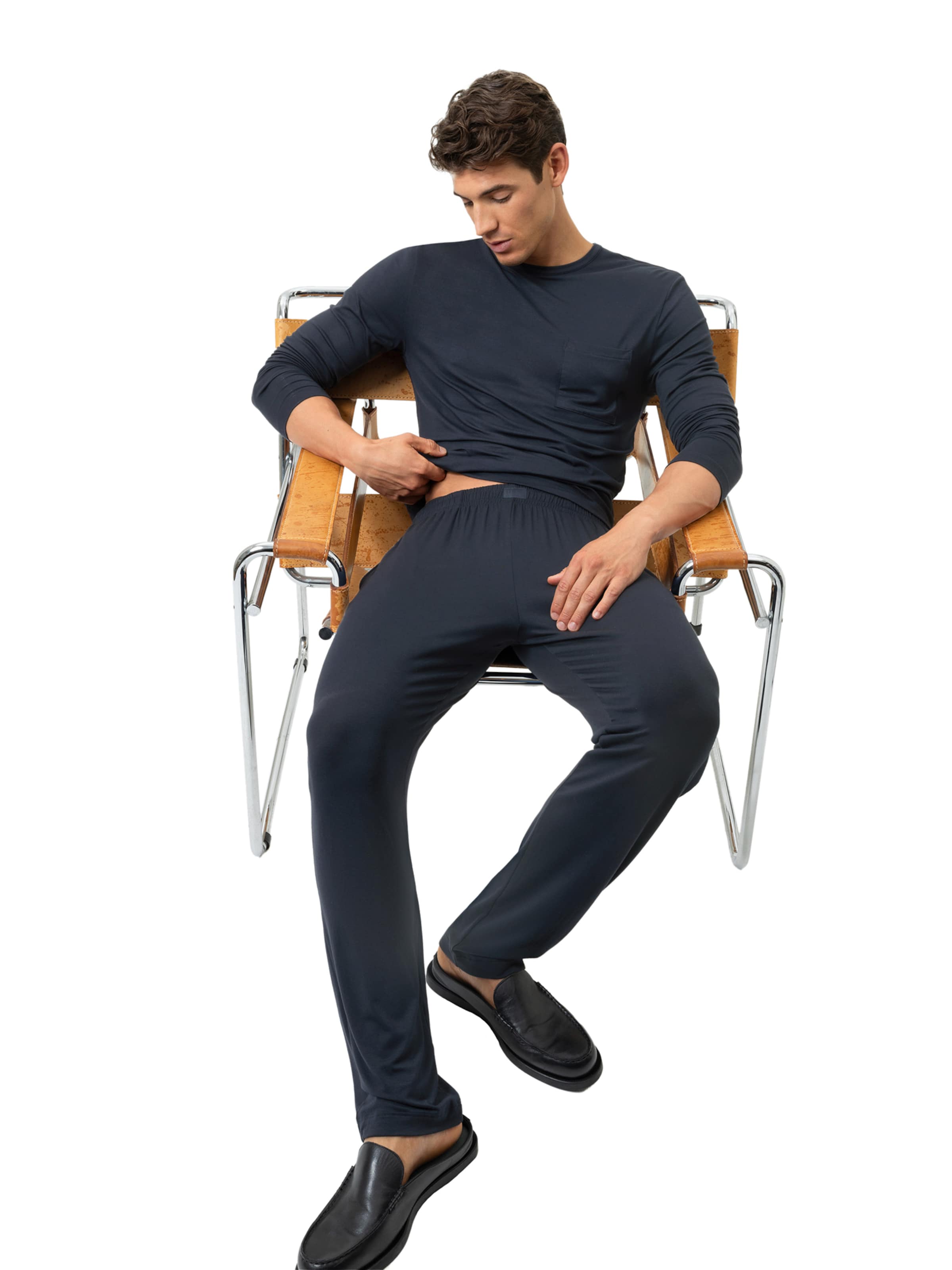 T-Shirt 'Jefferson' Mey en bleu