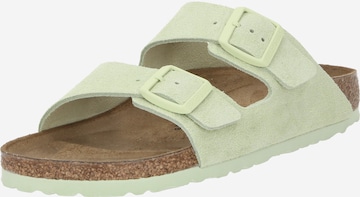 BIRKENSTOCK - Sapato aberto 'Arizona VL' em verde: frente