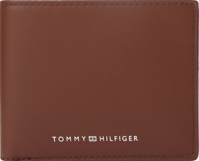 TOMMY HILFIGER Portemonnee in de kleur Bruin / Wit, Productweergave