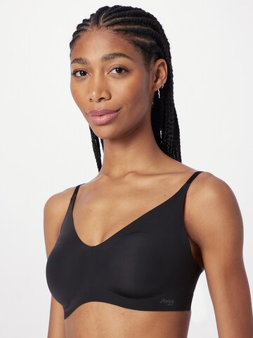 SLOGGI - Soutien Bustier Soutien 'ZERO Microfibre 2.0 H' em preto: frente