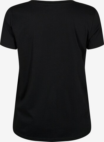 Active by Zizzi Shirt 'ALOGO' in Black