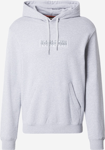 NAPAPIJRI Collegepaita värissä harmaa: etupuoli