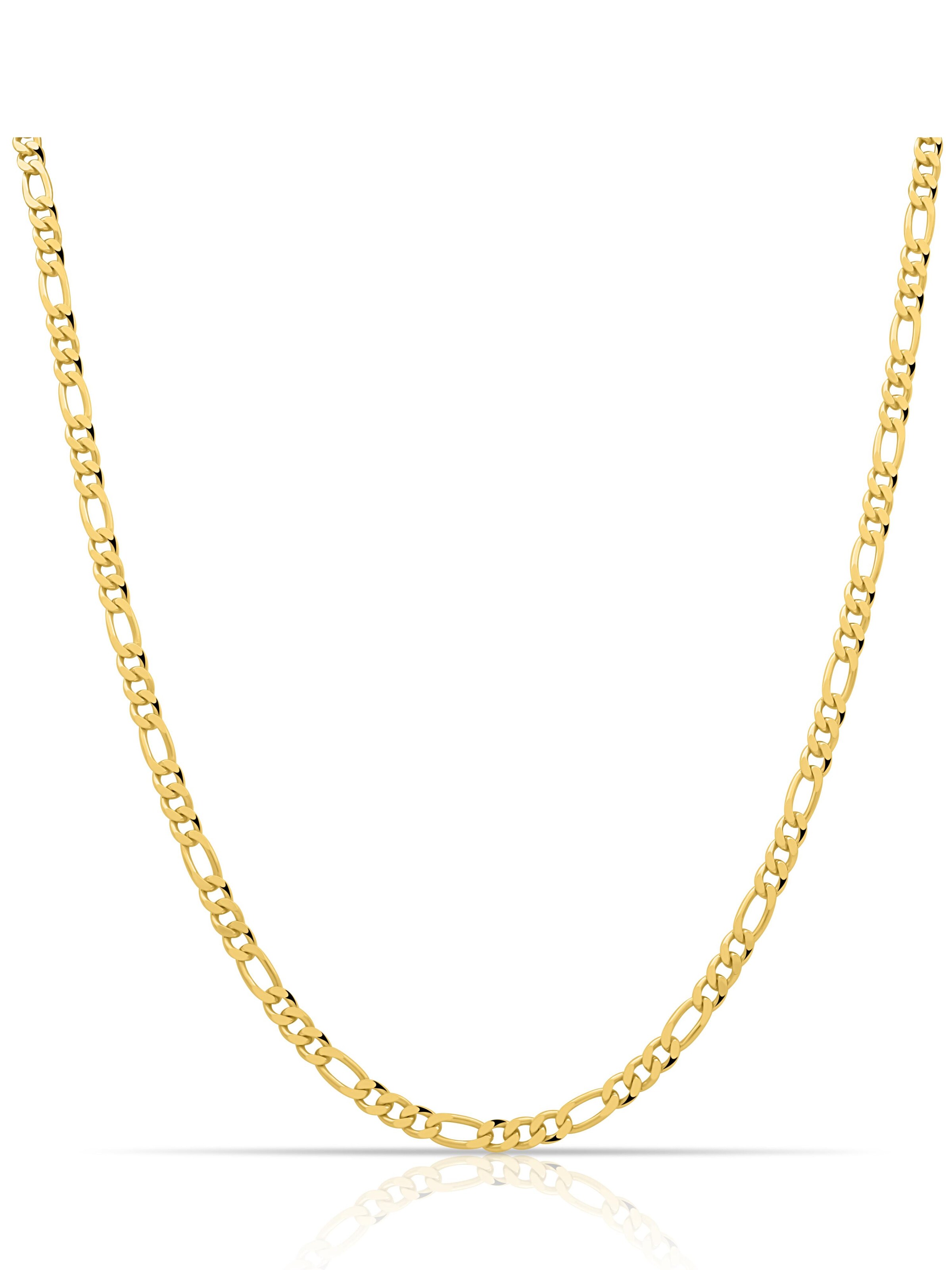 Tony Fein Kette 'Figaro'‌‌‌‌‌ in Gold