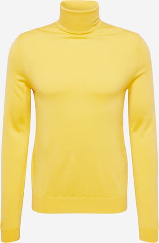 HUGO Red Sweater 'San Thomas' in Yellow: front