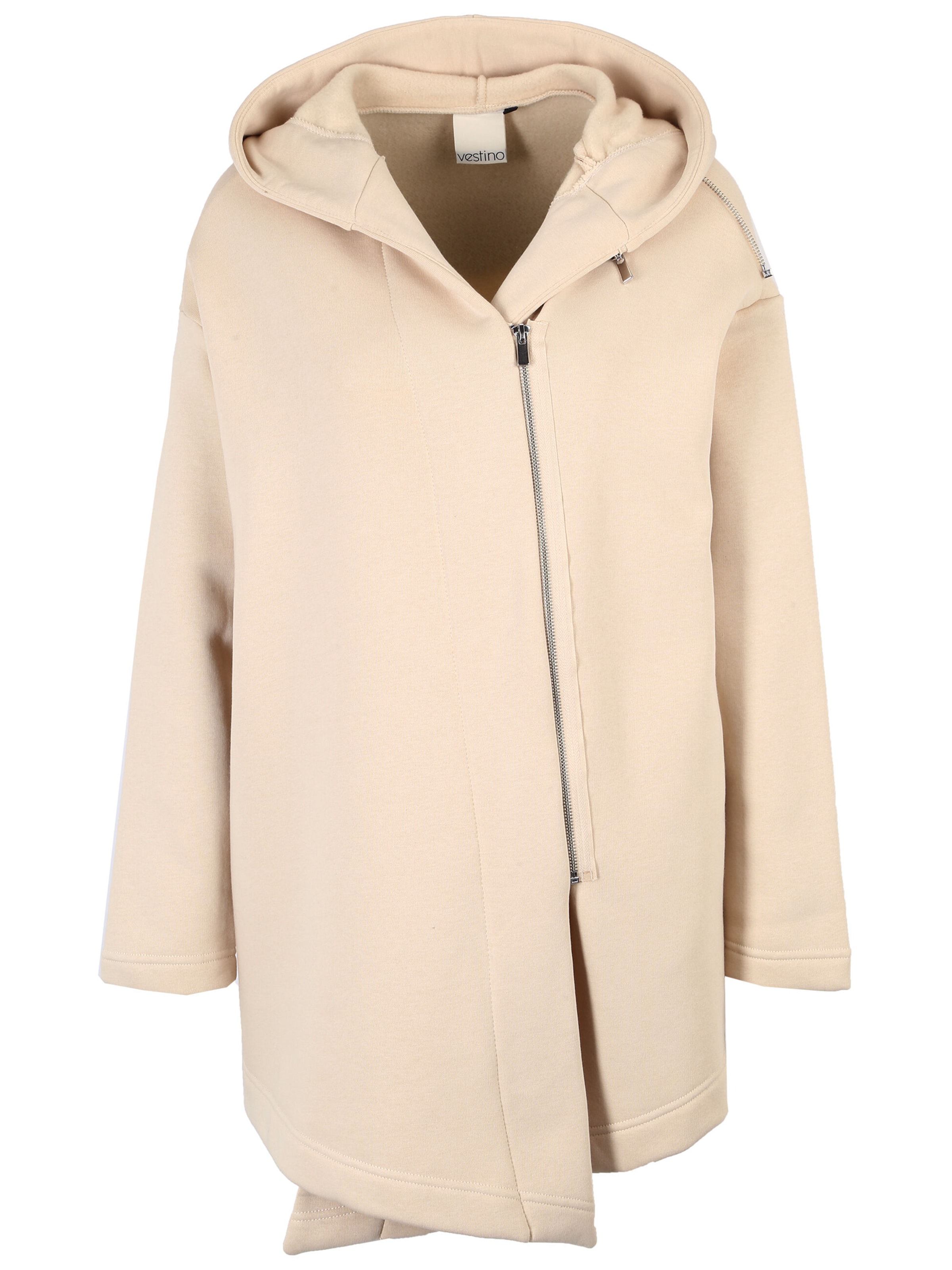Vestino Sweat jacket in Beige: front