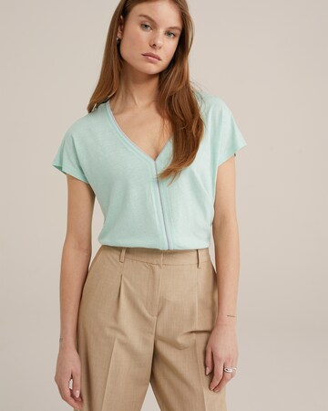 WE Fashion Shirt in Blue: front