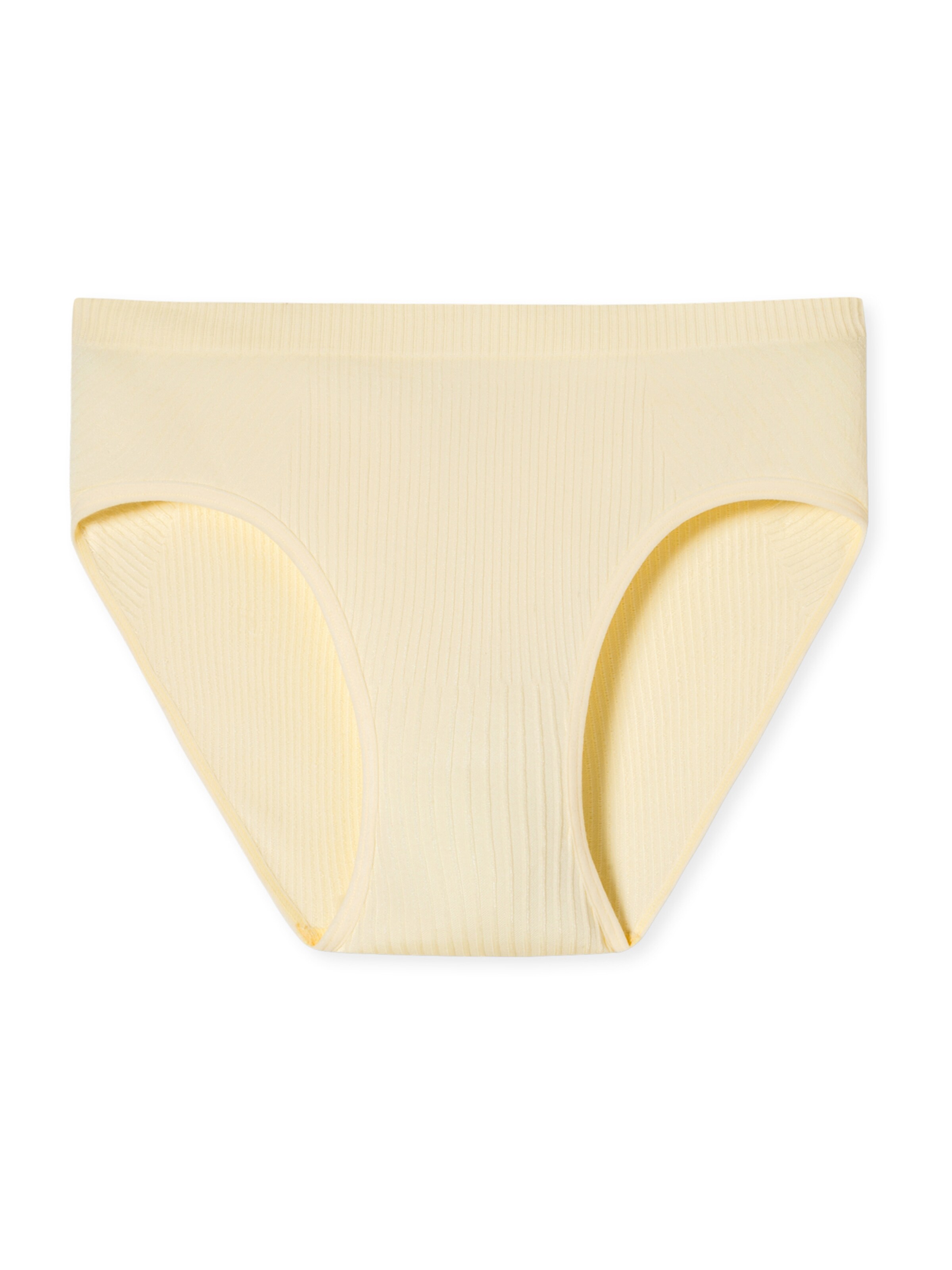 SCHIESSER Slip ' Seamless Rib ' in Gelb: Vorderseite
