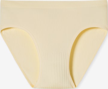 Slip ' Seamless Rib ' SCHIESSER en jaune : devant