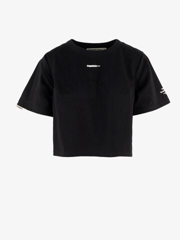 FEMSSY Shirt 'EDGE' in Zwart: voorkant