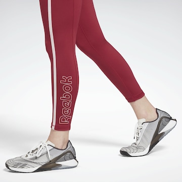 Skinny Pantalon de sport Reebok en rose