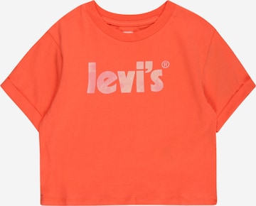 Levi's Kids Shirt in Orange: front