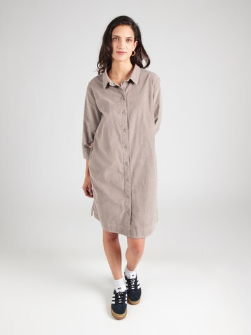 Sublevel Shirt Dress in Beige: front