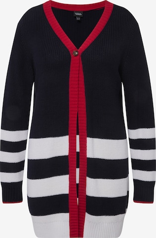 Ulla Popken Knit Cardigan in Blue: front