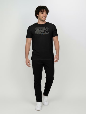 GREENBOMB Performance shirt ' Loom Tent ' in Black