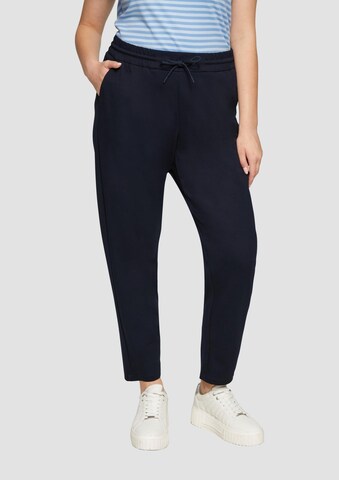 s.Oliver Red Label Big & Tall Tapered Trousers in Blue