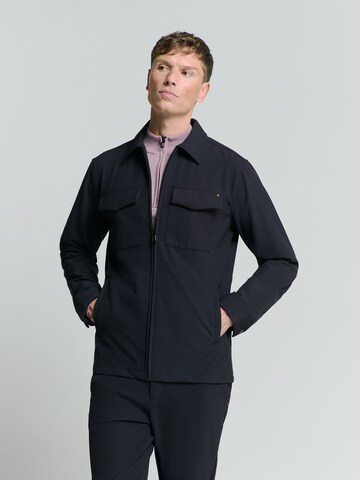 Veste mi-saison No Excess en bleu : devant