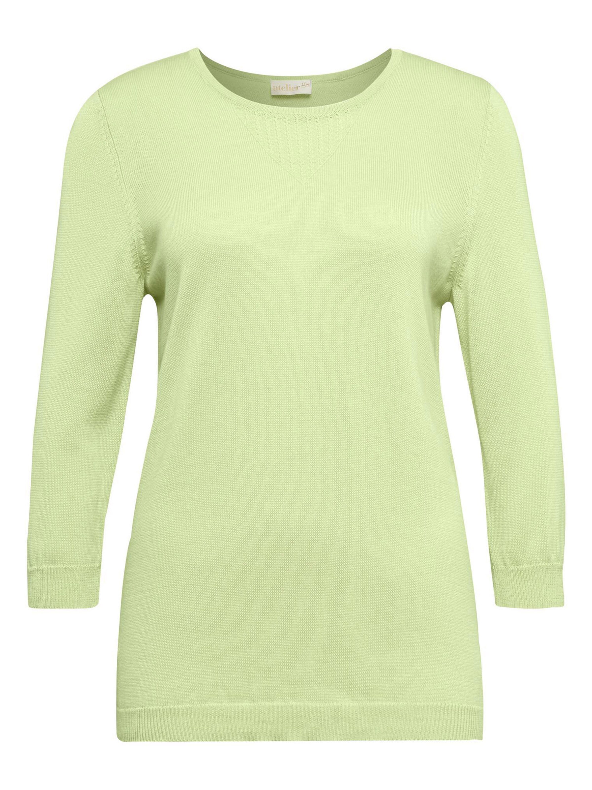 Goldner Trui in Groen: voorkant