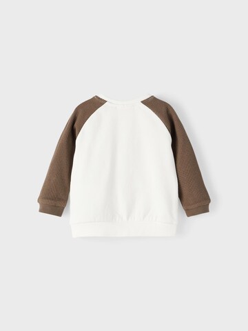 NAME IT Sweatshirt 'Noel' i vit