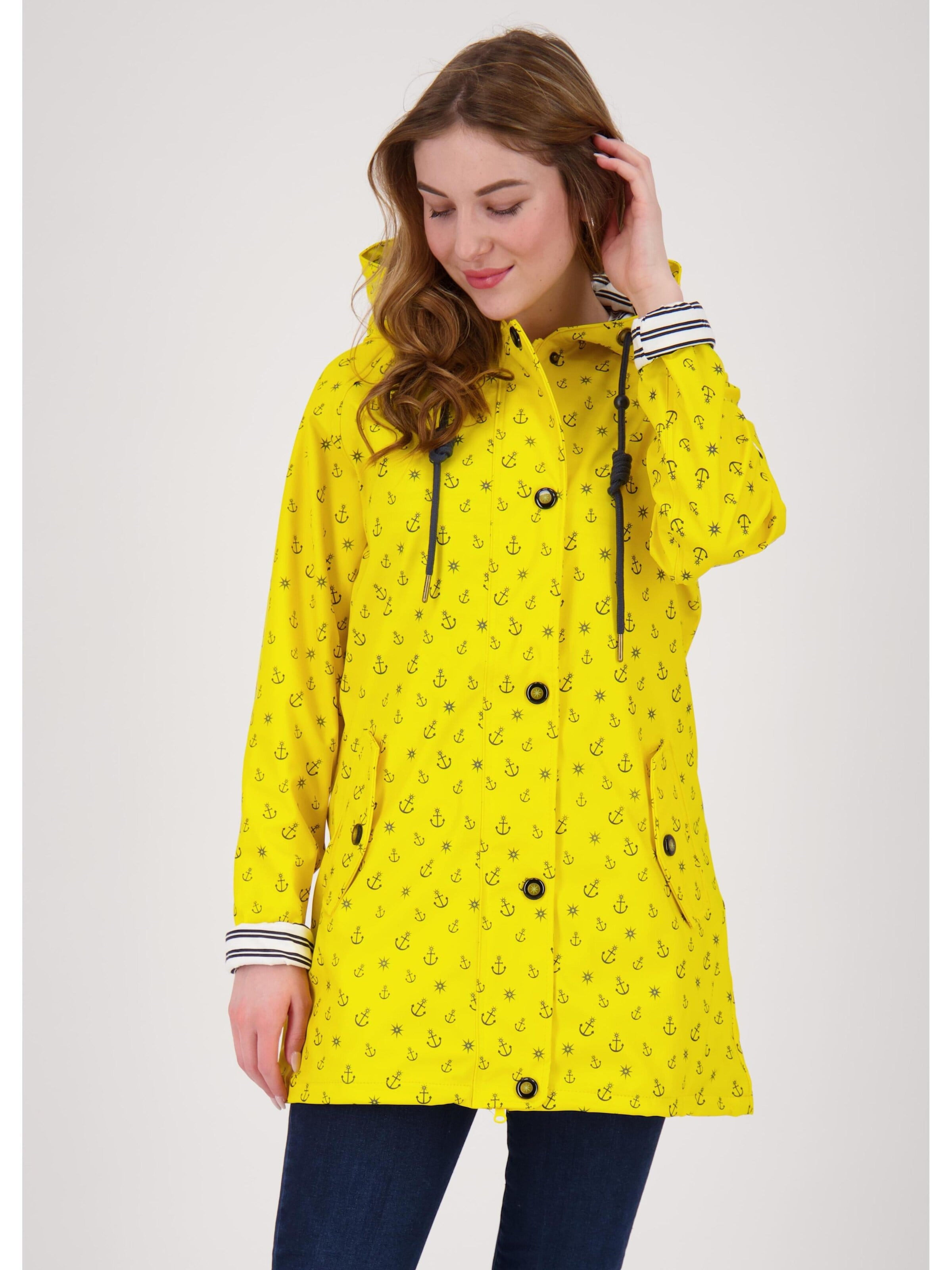 Parka di mezza stagione 'Friesennerz ANKERGLUTZAUBER' di ankerglut in giallo