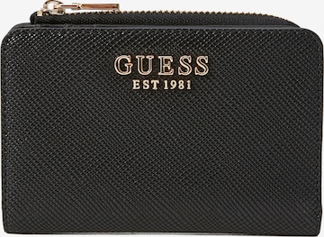 GUESS Kukkaro 'BOLENA SLG ZIP ARND CARD CASE' värissä musta: etupuoli