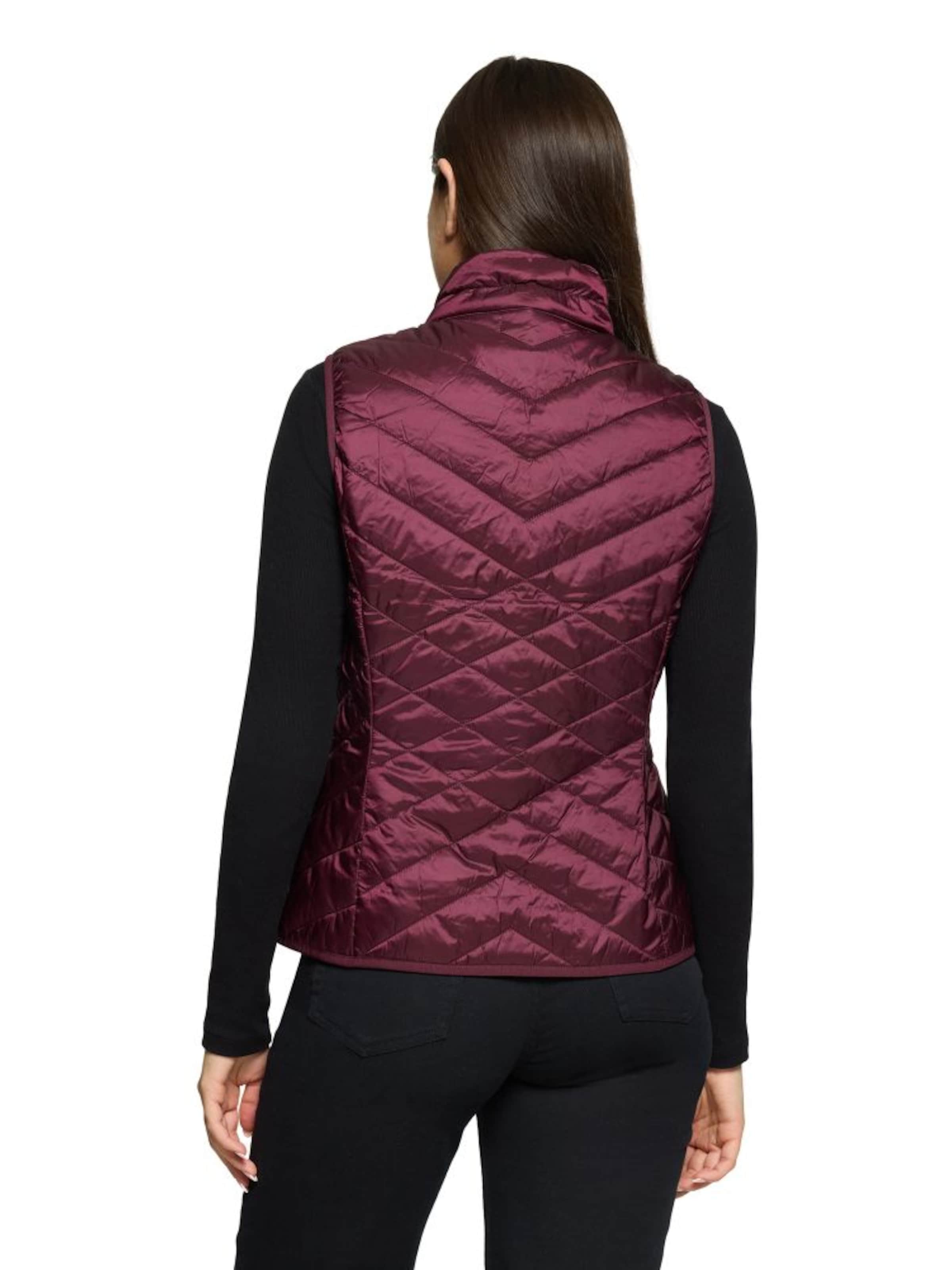 Betty Barclay Steppweste mit Reißverschluss in Lila