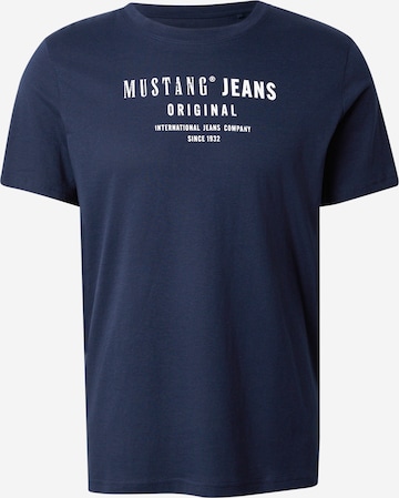 MUSTANG - Camiseta 'Austin' en azul: frente