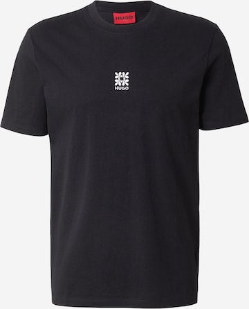T-Shirt 'Darusi' HUGO en noir : devant