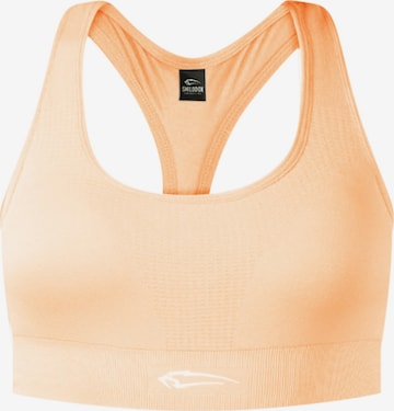 Smilodox Bustier Sport bh 'Liesa' in Oranje: voorkant