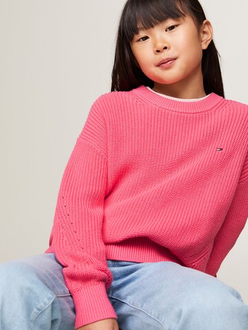 Pull-over 'Essential' TOMMY HILFIGER en rose