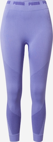 PUMA Skinny Sporthose in Lila: predná strana