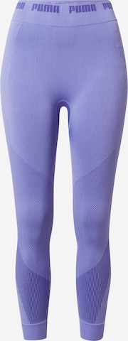 PUMA Workout Pants in Purple: front