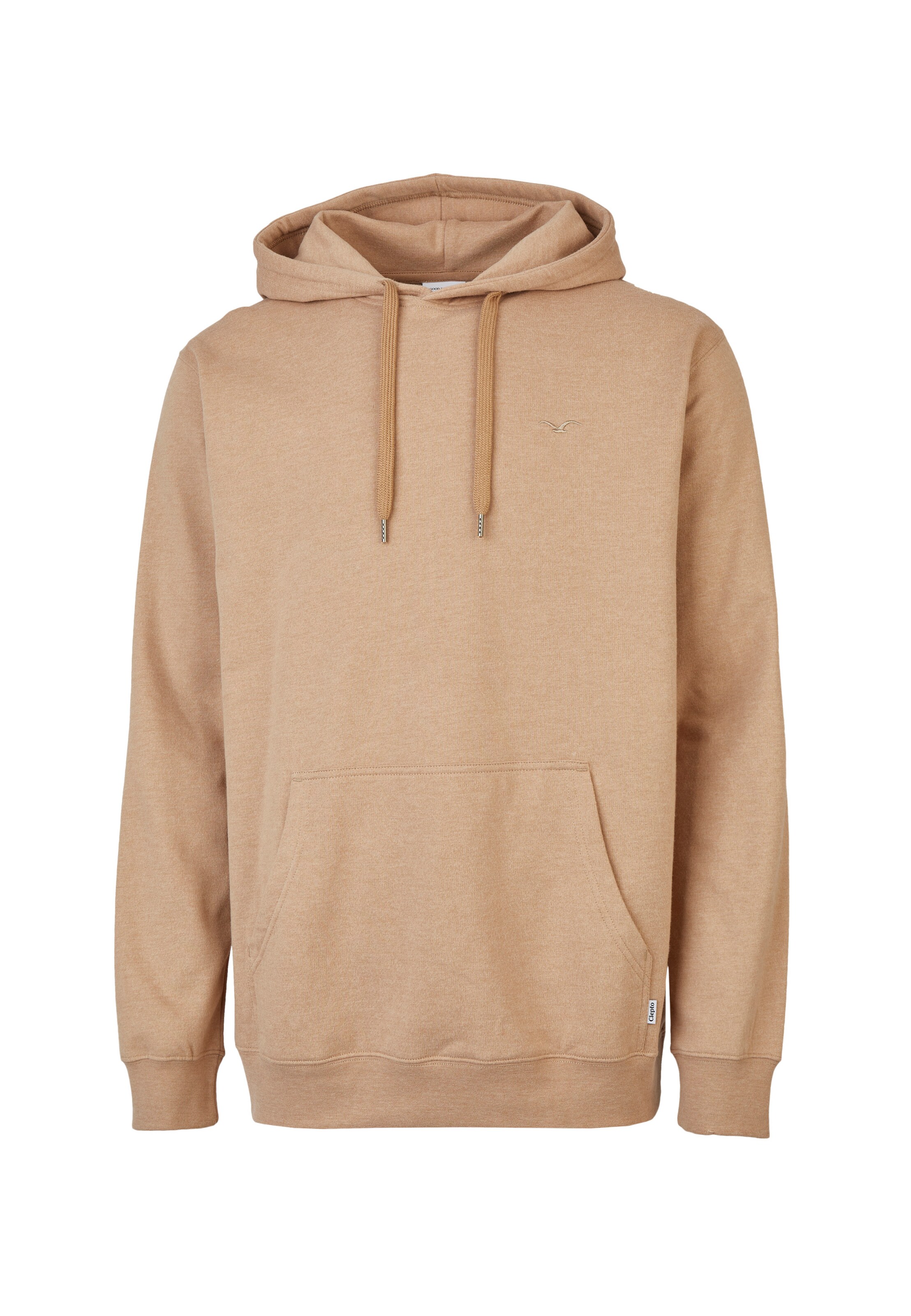 Cleptomanicx Hoodie 'Ligull' in Braun: Vorderseite