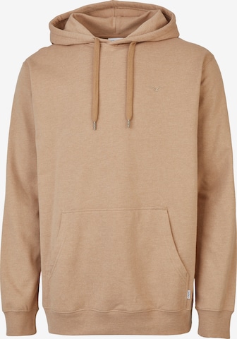 Cleptomanicx Hoodie 'Ligull' in Braun: Vorderseite