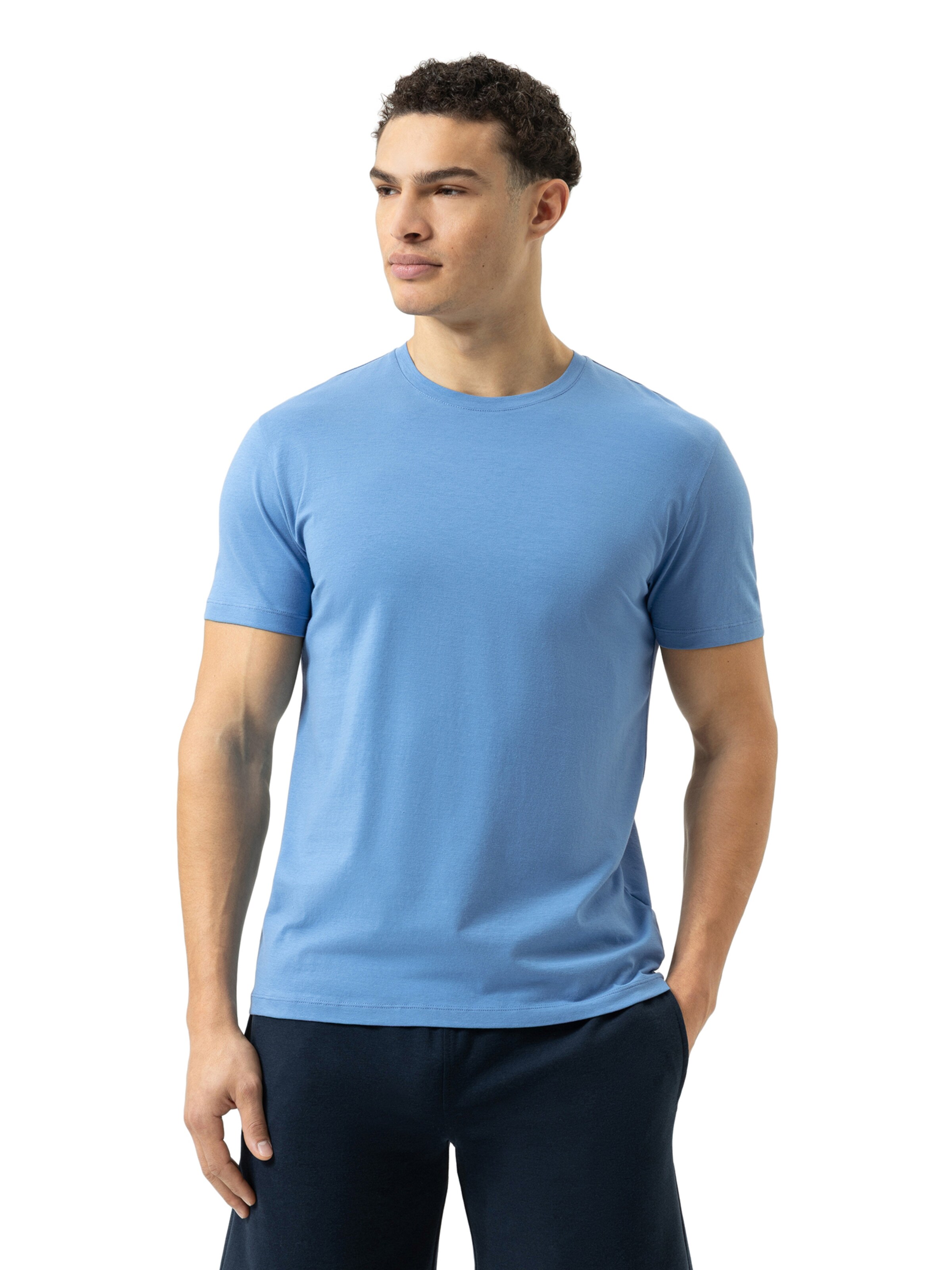 Mey Shirt in Blauw: voorkant