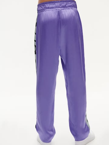 Regular Pantalon 'Dario' Smiles en violet