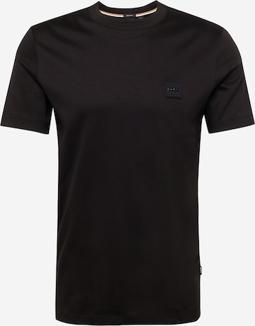 BOSS Black - Camiseta 'Tiburt' en negro: frente