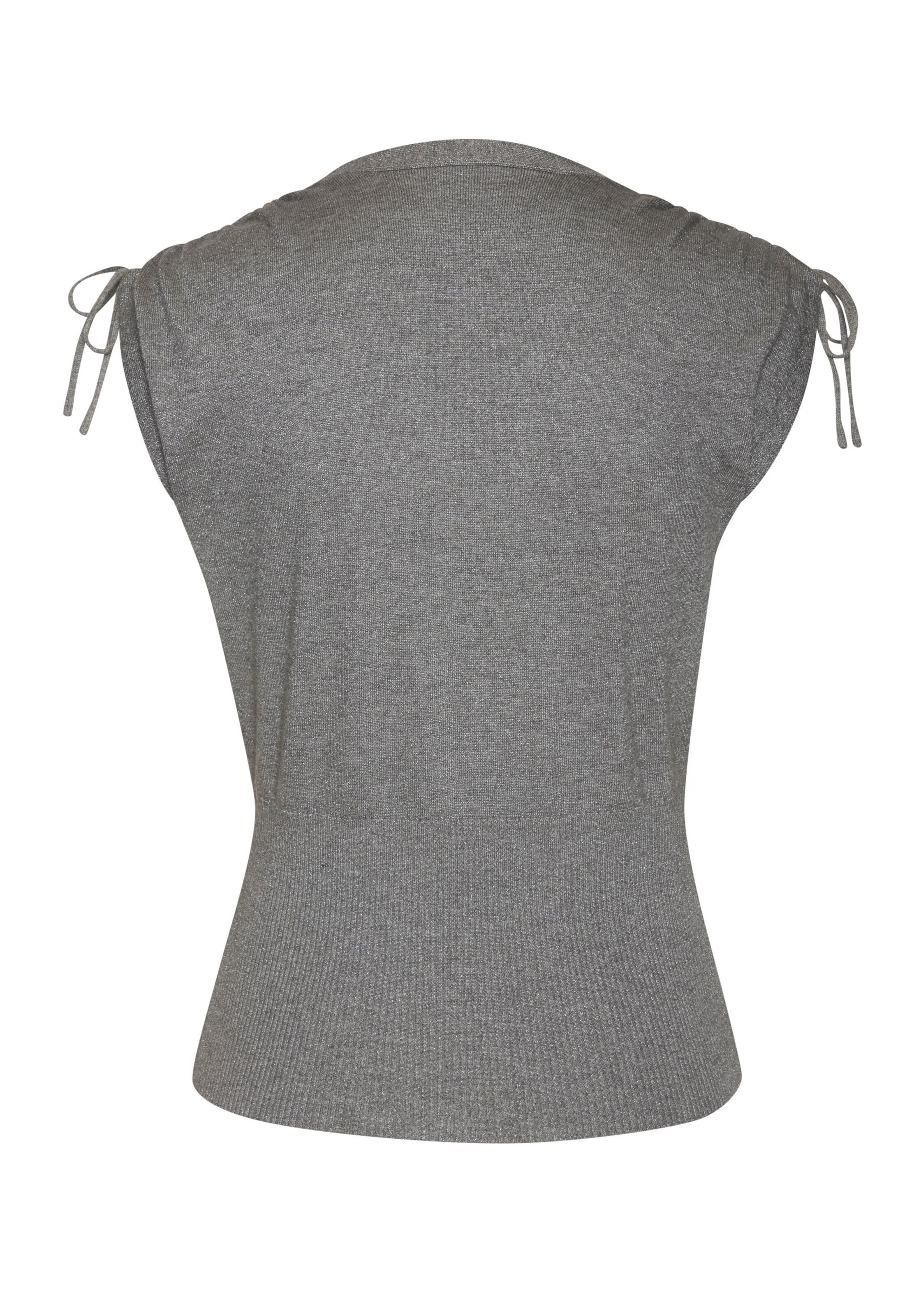 LASCANA Knitted Top in Grey