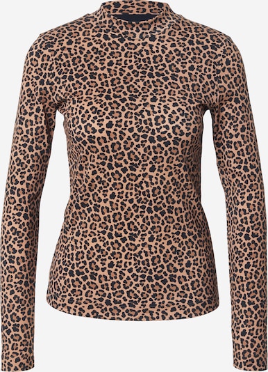 Marškinėliai iš Marc Cain, spalva – ruda / šviesiai ruda / juoda, Prekių apžvalga