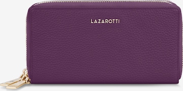 Lazarotti Wallet 'Bologna' in Purple: front