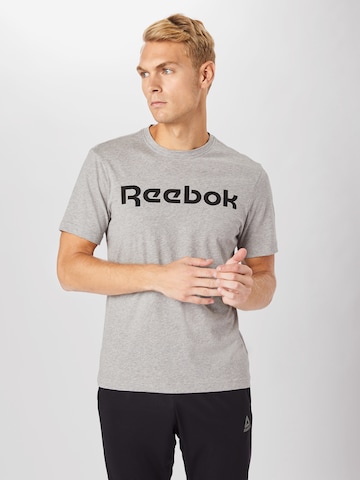 Maglia funzionale di Reebok in grigio: frontale