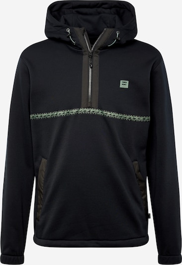 BILLABONG Sportpullover 'PATHFINDER' in grau / pastellgrün / schwarz, Produktansicht