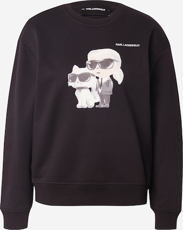 Karl Lagerfeld Collegepaita värissä musta: etupuoli