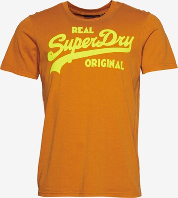 T-Shirt Superdry en orange : devant