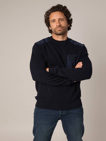 Pull-over 'TONNY' Deeluxe en bleu : devant