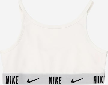 Nike Sportswear - Soutien Bustier Roupa interior desportiva 'Trophy' em branco: frente