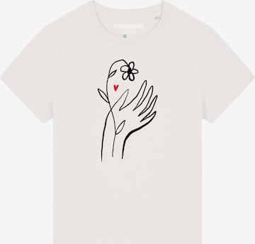 T-shirt 'Self Love' Watapparel en blanc : devant