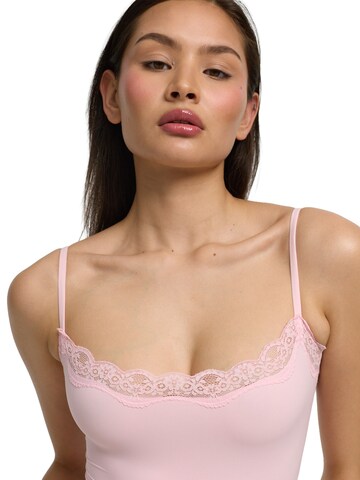 cfab Body 'Bodysuit String mit Lace' i rosa
